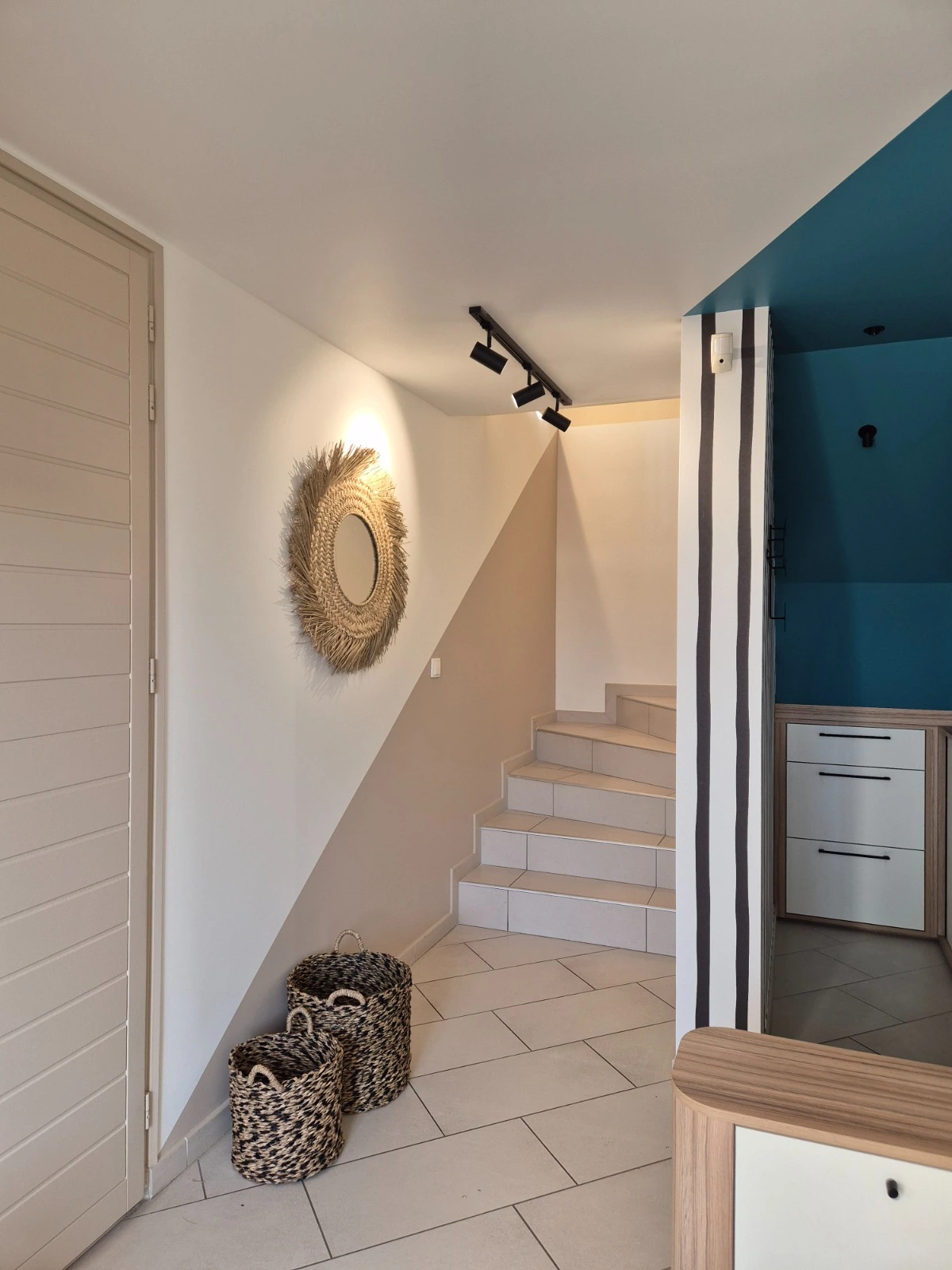 Projet Les Carrés — L'entrée après